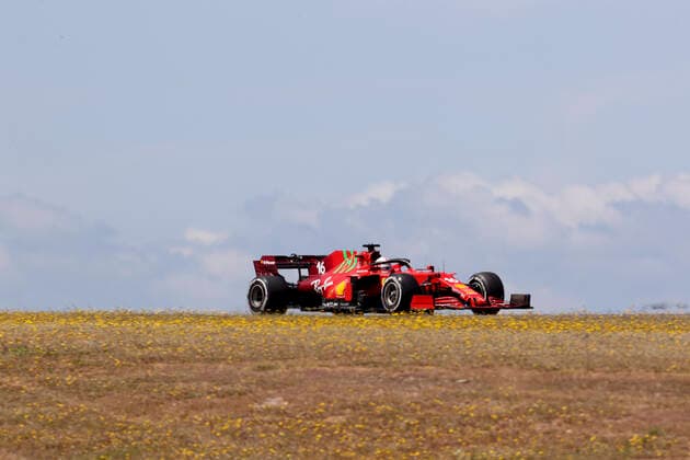 16 Charles Leclerc (MON, Scuderia Ferrari Mission Winnow), F1 Grand Prix of Portugal at Autodromo Internacional do Algarve on April 30, 2021 in Portimao, Portugal. (Photo by HOCH ZWEI) Portimao Portugal