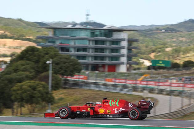 16 Charles Leclerc (MON, Scuderia Ferrari Mission Winnow), F1 Grand Prix of Portugal at Autodromo Internacional do Algarve on April 30, 2021 in Portimao, Portugal. (Photo by HOCH ZWEI) Portimao Portugal