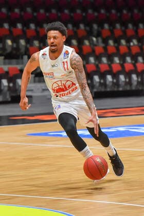 Chemnitz, Deutschland 30. April 2021: BBL - 2020 2021 - Niners Chemnitz vs. Giessen 46ers Diante Maurice Garrett (Giessen) Messe Chemnitz Sachsen Copyright: xFotostandx xDostmannx