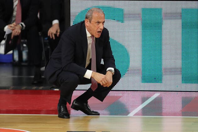 Cheftrainer Ettore Messina (Mailand) GER, FC Bayern Basketball - Armani Olimpia Mailand, Basketball, EuroLeague Viertelfinale Spiel 4, Saison 2020 2021, 30.04.2021, GER, FC Bayern Basketball - Armani Olimpia Mailand, Basketball, EuroLeague Viertelfinale Spiel 4, Saison 2020 2021, 30.04.2021, Muenchen Copyright: xEIBNER MarcelxEngelbrechtx EP_EER