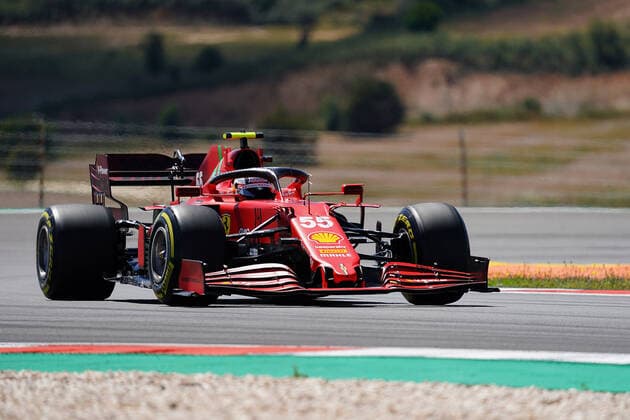 FORMULA 1 HEINEKEN PORTUGUESE GRAND PRIX 2021 30.04.2021, Autodromo Internacional do Algarve, Portimao, FORMULA 1 HEINEKEN PORTUGUESE GRAND PRIX 2021,im Bild Carlos Sainz Jr. (ESP 55), Scuderia Ferrari Mission Winnow