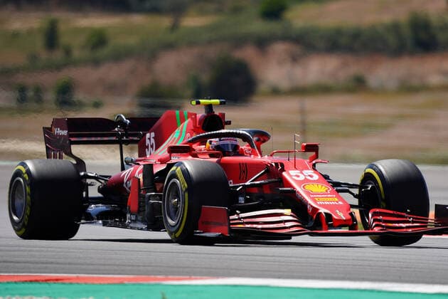 FORMULA 1 HEINEKEN PORTUGUESE GRAND PRIX 2021 30.04.2021, Autodromo Internacional do Algarve, Portimao, FORMULA 1 HEINEKEN PORTUGUESE GRAND PRIX 2021,im Bild Carlos Sainz Jr. (ESP 55), Scuderia Ferrari Mission Winnow