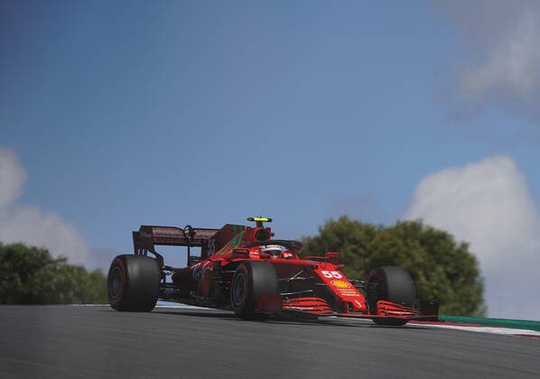 FORMULA 1 HEINEKEN PORTUGUESE GRAND PRIX 2021 30.04.2021, Autodromo Internacional do Algarve, Portimao, FORMULA 1 HEINEKEN PORTUGUESE GRAND PRIX 2021,im Bild Carlos Sainz Jr. (ESP 55), Scuderia Ferrari Mission Winnow