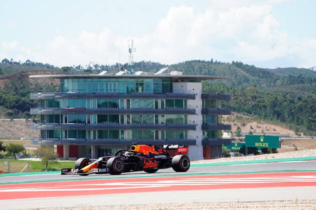 FORMULA 1 HEINEKEN PORTUGUESE GRAND PRIX 2021 30.04.2021, Autodromo Internacional do Algarve, Portimao, FORMULA 1 HEINEKEN PORTUGUESE GRAND PRIX 2021,im Bild Max Verstappen (NEL 33), Red Bull Racing Honda