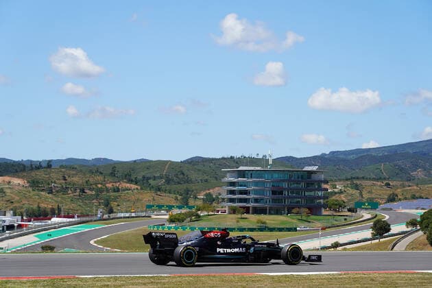 FORMULA 1 HEINEKEN PORTUGUESE GRAND PRIX 2021 30.04.2021, Autodromo Internacional do Algarve, Portimao, FORMULA 1 HEINEKEN PORTUGUESE GRAND PRIX 2021,im Bild Lewis Hamilton (GBR 44), Mercedes-AMG Petronas Formula One Team