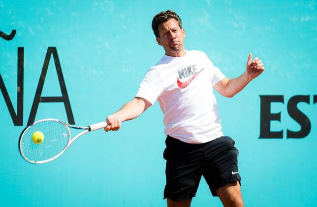 Mandatory Credit: Photo by Rob Prange Shutterstock (11876063o) Wim Fissette during practice at the 2021 Mutua Madrid Open WTA, Tennis Damen 1000 tournament Mutua Madrid Open, Tennis, La Caja Magica, Madrid, Spain - 01 May 2021 Mutua Madrid Open, Tennis, La Caja Magica, Madrid, Spain - 01 May 2021  Copyright: xRobxPrange Shutterstockx 11876063o