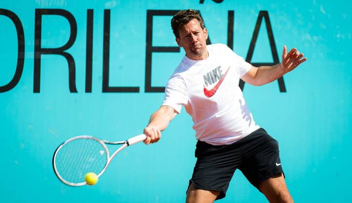 Mandatory Credit: Photo by Rob Prange Shutterstock (11876063n) Wim Fissette during practice at the 2021 Mutua Madrid Open WTA, Tennis Damen 1000 tournament Mutua Madrid Open, Tennis, La Caja Magica, Madrid, Spain - 01 May 2021 Mutua Madrid Open, Tennis, La Caja Magica, Madrid, Spain - 01 May 2021  Copyright: xRobxPrange Shutterstockx 11876063n
