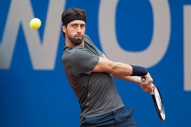 Nikoloz Basilashvili(GEO) Tennis - BMW Open 2021 - ATP, Tennis Herren - MTTC Iphitos - Munich - - Germany - 1 May 2021. Copyright: xJuergenxHasenkopfx