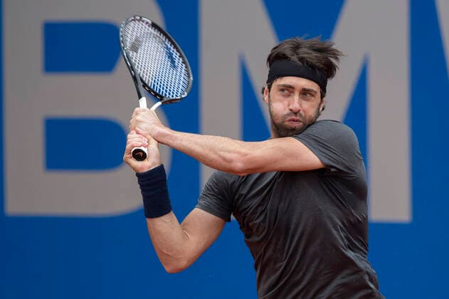 Nikoloz Basilashvili(GEO) Tennis - BMW Open 2021 - ATP, Tennis Herren - MTTC Iphitos - Munich - - Germany - 1 May 2021. Copyright: xJuergenxHasenkopfx