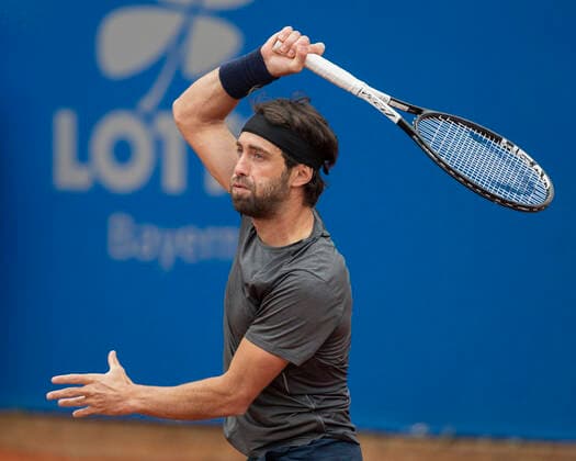 Nikoloz Basilashvili(GEO) Tennis - BMW Open 2021 - ATP, Tennis Herren - MTTC Iphitos - Munich - - Germany - 1 May 2021. Copyright: xJuergenxHasenkopfx
