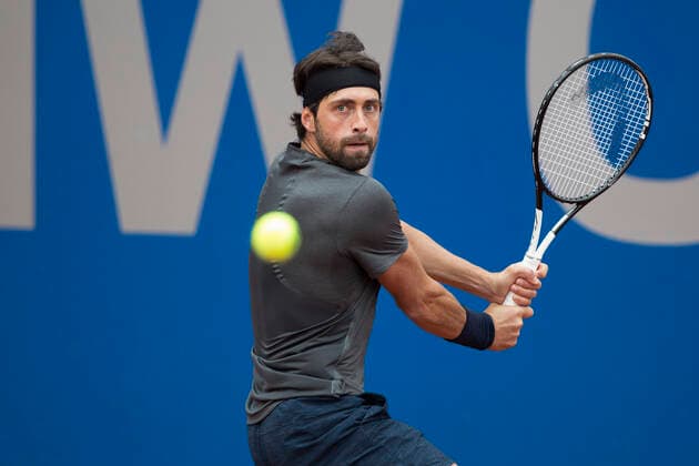 Nikoloz Basilashvili(GEO) Tennis - BMW Open 2021 - ATP, Tennis Herren - MTTC Iphitos - Munich - - Germany - 1 May 2021. Copyright: xJuergenxHasenkopfx