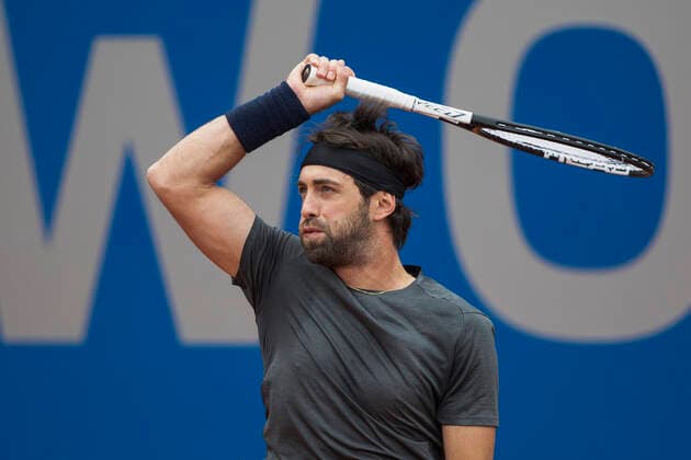 Nikoloz Basilashvili(GEO) Tennis - BMW Open 2021 - ATP, Tennis Herren - MTTC Iphitos - Munich - - Germany - 1 May 2021. Copyright: xJuergenxHasenkopfx