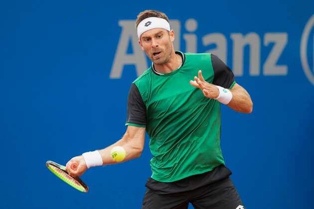 Norbert Gombos (SVK) Tennis - BMW Open 2021 - ATP, Tennis Herren - MTTC Iphitos - Munich - - Germany - 1 May 2021. Copyright: xJuergenxHasenkopfx