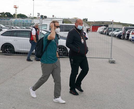 FORMULA 1 HEINEKEN PORTUGUESE GRAND PRIX 2021 01.05.2021, Autodromo Internacional do Algarve, Portimao, FORMULA 1 HEINEKEN PORTUGUESE GRAND PRIX 2021,im Bild Sebastian Vettel (DEU 5), Aston Martin Cognizant Formula One Team