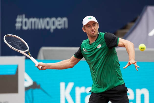 John Millman Tennis - BMW Open 2021 - ATP, Tennis Herren - MTTC Iphitos - Munich - - Germany - 1 May 2021. Copyright: xJuergenxHasenkopfx