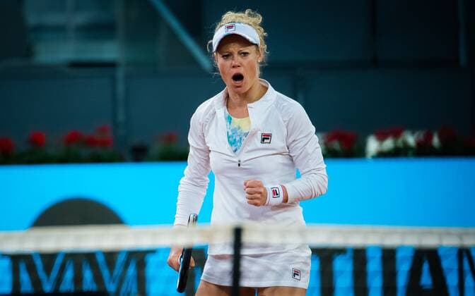 Mandatory Credit: Photo by Rob Prange Shutterstock (11876063an) Laura Siegemund of Germany in action during her second-round match at the 2021 Mutua Madrid Open WTA, Tennis Damen 1000 tournament Mutua Madrid Open, Tennis, La Caja Magica, Madrid, Spain - 01 May 2021 Mutua Madrid Open, Tennis, La Caja Magica, Madrid, Spain - 01 May 2021  Copyright: xRobxPrange Shutterstockx 11876063an