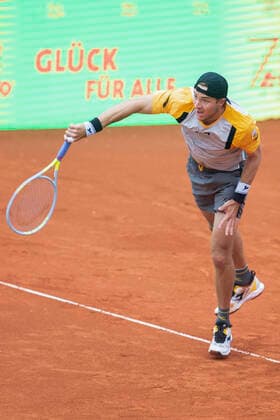 Jan-Lennard Struff (GER) Tennis - BMW Open 2021 - ATP, Tennis Herren - MTTC Iphitos - Munich - - Germany - 1 May 2021. Copyright: xJuergenxHasenkopfx