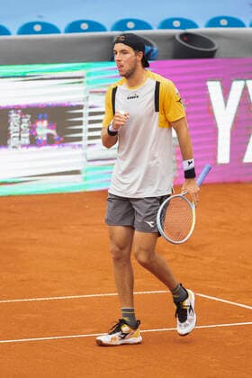 Jan-Lennard Struff (GER) jubelt nach dem Sieg,Jubel,Freude,Emotion Copyright: xJuergenxHasenkopfx