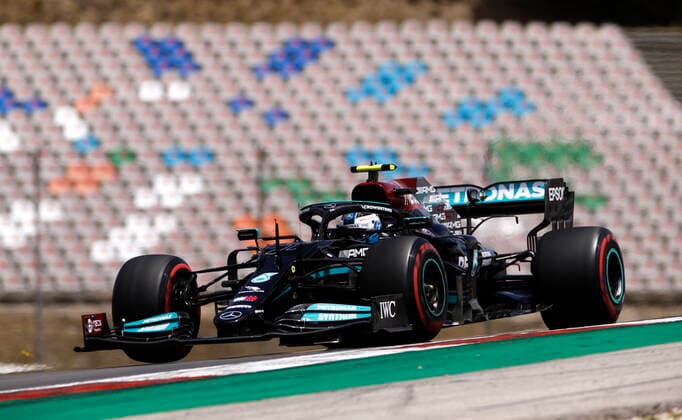 77 Valtteri Bottas (FIN, Mercedes-AMG Petronas F1 Team), F1 Grand Prix of Portugal at Autodromo Internacional do Algarve on May 1, 2021 in Portimao, Portugal. (Photo by HOCH ZWEI) Portimao Portugal