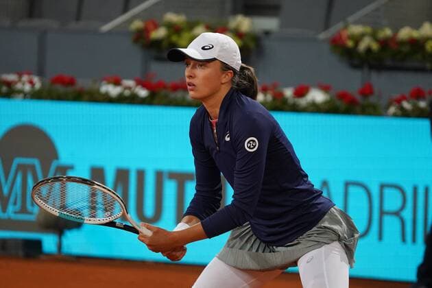 Women s Singles match Laura Siegemund against Iga Swiatek on day three of the WTA, Tennis Damen 1000 - Mutua Madrid Open 2021 at La Caja Magica on May 01, 2021 in Madrid, Spain David Cordon Press Cordon Press