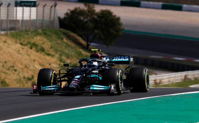 77 Valtteri Bottas (FIN, Mercedes-AMG Petronas F1 Team), F1 Grand Prix of Portugal at Autodromo Internacional do Algarve on May 1, 2021 in Portimao, Portugal. (Photo by HOCH ZWEI) Portimao Portugal