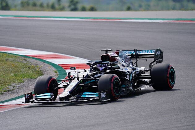 FORMULA 1 HEINEKEN PORTUGUESE GRAND PRIX 2021 01.05.2021, Autodromo Internacional do Algarve, Portimao, FORMULA 1 HEINEKEN PORTUGUESE GRAND PRIX 2021,im Bild Lewis Hamilton (GBR 44), Mercedes-AMG Petronas Formula One Team