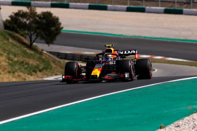 11 Sergio Perez (MEX, Red Bull Racing), F1 Grand Prix of Portugal at Autodromo Internacional do Algarve on May 1, 2021 in Portimao, Portugal. (Photo by HOCH ZWEI) Portimao Portugal