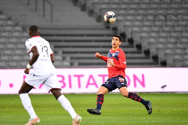 Fußball, OSC Lille - OGC Nizza 21 BENJAMIN ANDRE (LIL) FOOTBALL : Lille vs Nice - Ligue 1 Uber Eats - 01 05 2021 AnthonyBIBARD FEP Panoramic 