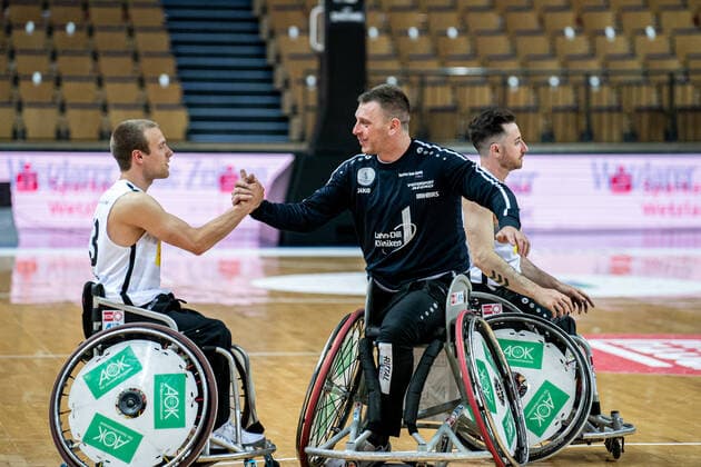 Champions Cup 2021; RSV Lahn-Dill - CD Ilunion Madrid Thomas Boehme (RSV Lahn-Dill, 13), Dominik Mosler (RSV Lahn-Dill, 4) Champions Cup 2021; RSV Lahn-Dill - CD Ilunion Madrid 01.05.2021; Rittal Arena, Wetzlar (Hessen) Copyright: xBEAUTIFULxSPORTS Roeczeyx