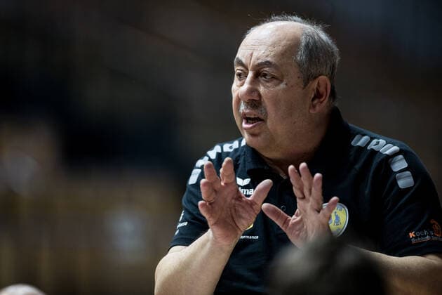 Champions Cup 2021; Baskets 96 Rahden - GSD Porto Torres; 02.05.2021 Josef Jaglowki (Trainer Baskets 96 Rahden) Champions Cup 2021; Baskets 96 Rahden - GSD Porto Torres; 02.05.2021; Rittal Arena, Wetzlar (Hessen) Copyright: xBEAUTIFULxSPORTS Wunderlx