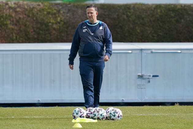 Siegfried Becker (Trainer, Cheftrainer, TSG II), Einzelbild, Aktion, Action, 02.05.2021, Sinsheim (Deutschland), Fussball, 2. Frauen-Bundesliga Süd, TSG 1899 Hoffenheim II (U20) - 1. FC Köln, DFB DFL REGULATIONS PROHIBIT ANY USE OF PHOTOGRAPHS AS IMAGE SEQUENCES AND OR QUASI-VIDEO.