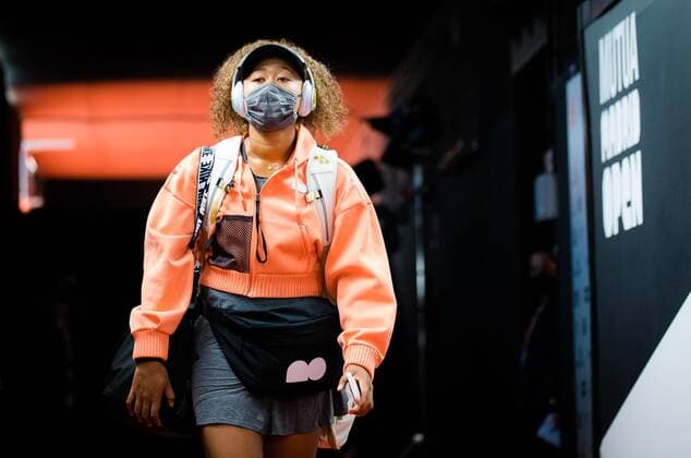 Mandatory Credit: Photo by Rob Prange Shutterstock (11876064m) Naomi Osaka of Japan in action during the second round of the 2021 Mutua Madrid Open WTA, Tennis Damen 1000 tournament Mutua Madrid Open, Tennis, La Caja Magica, Madrid, Spain - 02 May 2021 Mutua Madrid Open, Tennis, La Caja Magica, Madrid, Spain - 02 May 2021  Copyright: xRobxPrange Shutterstockx 11876064m