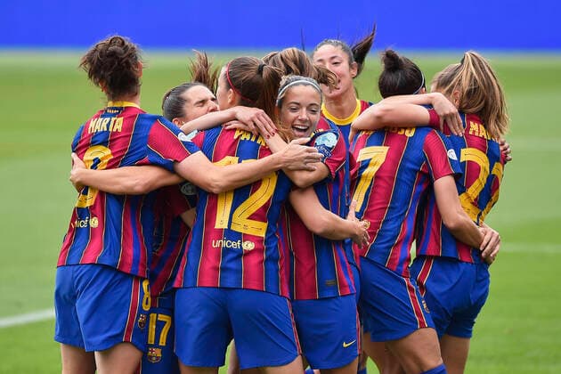 Sport Themen der Woche KW17 Sport Bilder des Tages May 2, 2021, Barcelona, Spain: Lieke Martens of FC Barcelona, Barca celebrate a goal during the UEFA Champions League Women semifinal second leg match between FC Barcelona and PSG at Johan Cruyff Stadium in Barcelona, Spain. Barcelona Spain - ZUMAd159 0117041830st Copyright: xGerardxFrancox