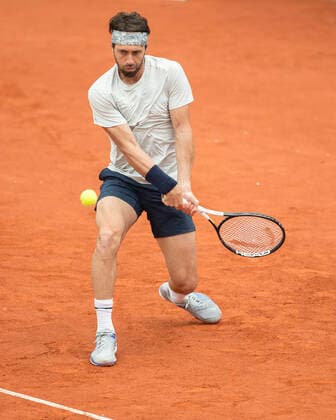 Nikoloz Basilashvili (GEO), Herren Einzel Finale, Endspiel Tennis - BMW Open 2021 - ATP, Tennis Herren - MTTC Iphitos - Munich - - Germany - 2 May 2021. Copyright: xJuergenxHasenkopfx