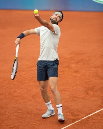 Nikoloz Basilashvili (GEO), Herren Einzel Finale, Endspiel Tennis - BMW Open 2021 - ATP, Tennis Herren - MTTC Iphitos - Munich - - Germany - 2 May 2021. Copyright: xJuergenxHasenkopfx