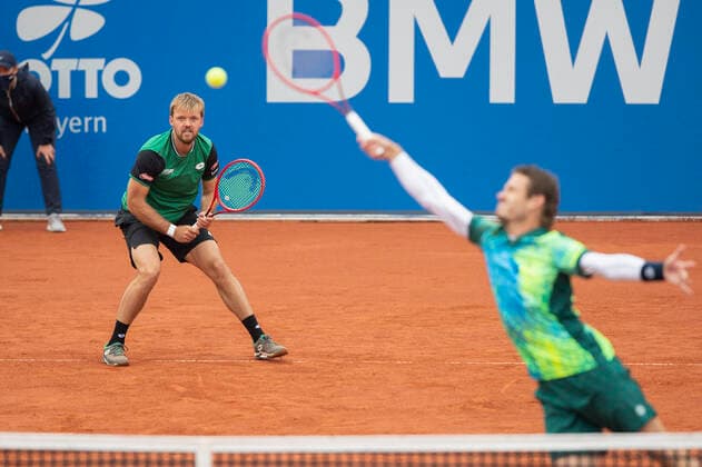 Wesley Koolhof, Kevin Krawietz, Herren Doppel Finale, Endspiel Tennis - BMW Open 2021 - ATP, Tennis Herren - MTTC Iphitos - Munich - - Germany - 2 May 2021. Copyright: xJuergenxHasenkopfx