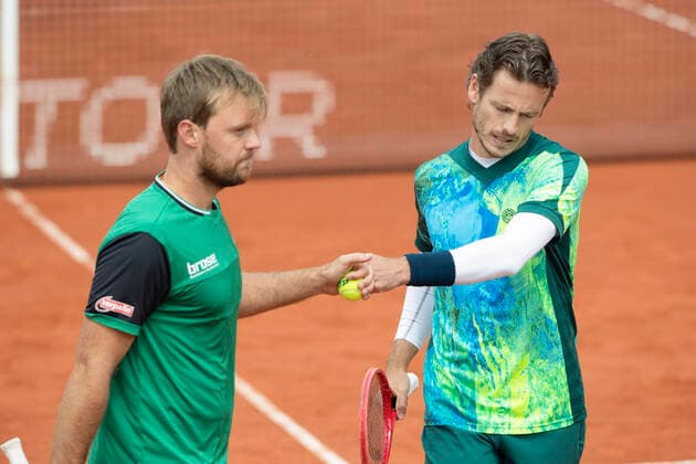 Wesley Koolhof, Kevin Krawietz, Herren Doppel Finale, Endspiel Tennis - BMW Open 2021 - ATP, Tennis Herren - MTTC Iphitos - Munich - - Germany - 2 May 2021. Copyright: xJuergenxHasenkopfx