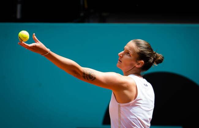 Mandatory Credit: Photo by Rob Prange Shutterstock (11876064ap) Karolina Pliskova of the Czech Republic in action during the second round of the 2021 Mutua Madrid Open WTA, Tennis Damen 1000 tournament Mutua Madrid Open, Tennis, La Caja Magica, Madrid, Spain - 02 May 2021 Mutua Madrid Open, Tennis, La Caja Magica, Madrid, Spain - 02 May 2021  Copyright: xRobxPrange Shutterstockx 11876064ap