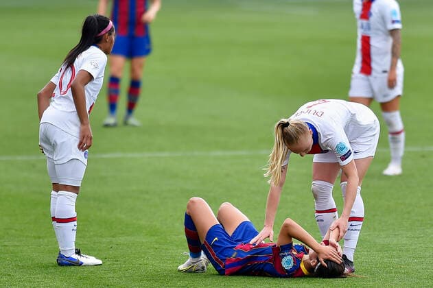 May 2, 2021, Barcelona, Spain: Aitana Bonmati of FC Barcelona, Barca during the UEFA Champions League Women semifinal second leg match between FC Barcelona and PSG at Johan Cruyff Stadium in Barcelona, Spain. Barcelona Spain - ZUMAd159 0117043250st Copyright: xGerardxFrancox
