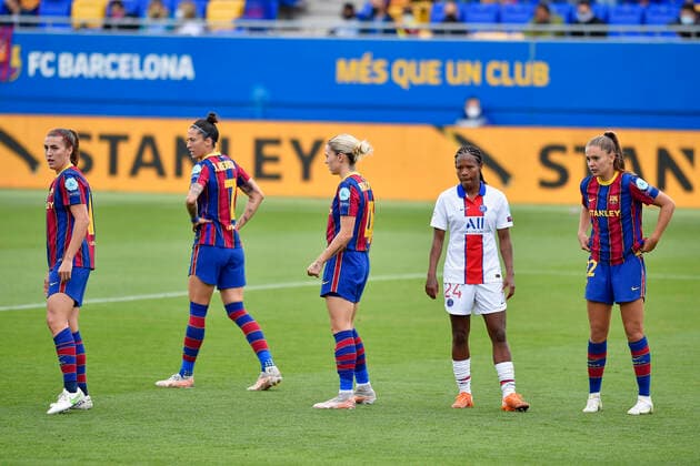 May 2, 2021, Barcelona, Spain: Formiga of PSG during the UEFA Champions League Women semifinal second leg match between FC Barcelona, Barca and PSG at Johan Cruyff Stadium in Barcelona, Spain. Barcelona Spain - ZUMAd159 0117043282st Copyright: xGerardxFrancox