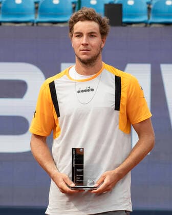 Finaiist Jan-Lennard Struff (GER) Herren Einzel, Siegerehrung, Praesentation Copyright: xJuergenxHasenkopfx