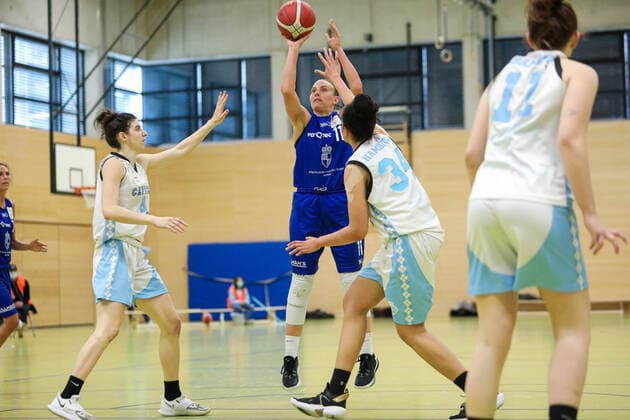 2. Damen Basketball Bundesliga Nord Capitol Bascats Düsseldorf gegen TG QOOL Sharks Würzburg, 02.05.2021 Lucy Michel ( 11 TG QOOL Sharks Würzburg); 2. Damen Basketball Bundesliga Nord Capitol Bascats Düsseldorf gegen TG QOOL Sharks Würzburg am 02.05.2021 in Duesseldorf. Copyright: xBEAUTIFULxSPORTS KennyxBeelex