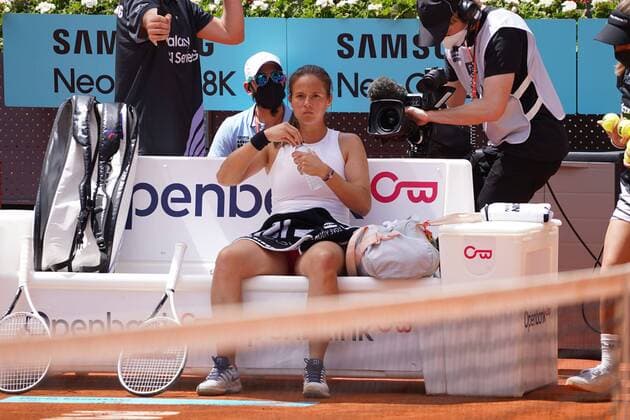 Aryna Sabalenka (BLR) vs Daria Kasatkina (RUS) Durning Match WTA, Tennis Damen 1000 - Mutua Madrid Open 2021 at La Caja Magica, domingo 02 de mayo de 2021 Cordon Press