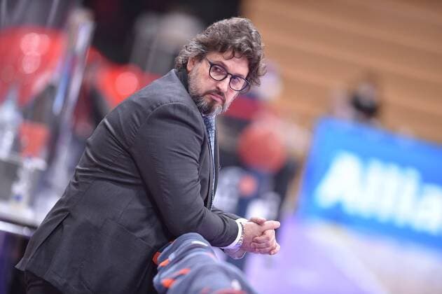 Andrea Trinchieri (Trainer, Headcoach FC Bayern Muenchen) , Basketball, Bundesliga, BBL, BG Goettingen - FC Bayern Muenchen, 02.05.2021, BG Goettingen - FC Bayern Muenchen, Basketball, Bundesliga, GER, BBL, 02.05.2021 Goettingen Copyright: xEibner-Pressefotox-xRolandxSippelx