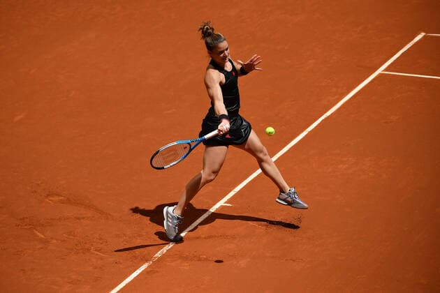 Maria Sakkari (Gre) TENNIS : Mutua Madrid Open - 02 05 2021 AntoineCouvercelle Panoramic 