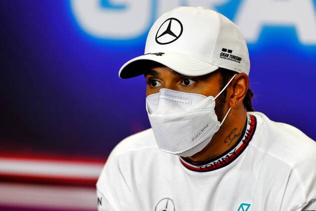 F1 Grand Prix of Portugal 44 Lewis Hamilton (GBR, Mercedes-AMG Petronas F1 Team), F1 Grand Prix of Portugal at Autodromo Internacional do Algarve on May 2, 2021 in Portimao, Portugal. (Photo by xpbimages.com XPB Images FIA Pool via HOCH ZWEI) Portimao Portugal Poolfoto HOCH ZWEI Pool XPB Images ,EDITORIAL USE ONLY