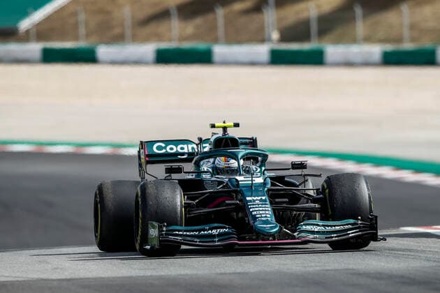 5 Sebastian Vettel (GER, Aston Martin Cognizant F1 Team), F1 Grand Prix of Portugal at Autodromo Internacional do Algarve on May 2, 2021 in Portimao, Portugal. (Photo by HOCH ZWEI) Portimao Portugal