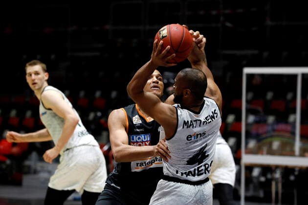 02.05.2021, easyCredit Basketball Bundesliga, BBL, Saison 2020 2021, Herren, Chemnitz Niners - Ratiopharm Ulm Virgel Matthews, Niners Chemnitz Chemnitz Messe Chemnitz Sachsen Germany
