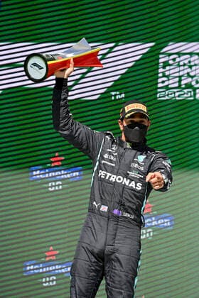 44 Lewis Hamilton (GBR, Mercedes-AMG Petronas F1 Team), F1 Grand Prix of Portugal at Autodromo Internacional do Algarve on May 2, 2021 in Portimao, Portugal. (Photo by HOCH ZWEI) Portimao Portugal