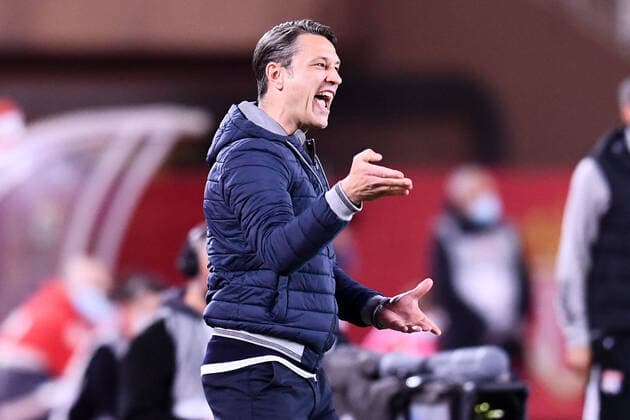 Bilder des Jahres 2021, Sport 05 Mai Sport Themen der Woche KW17 Sport Bilder des Tages NIKO KOVAC (ENTRAINEUR MONACO) FOOTBALL : Monaco vs Lyon - Ligue 1 Uber Eats - 02 05 2021 FEP Panoramic 